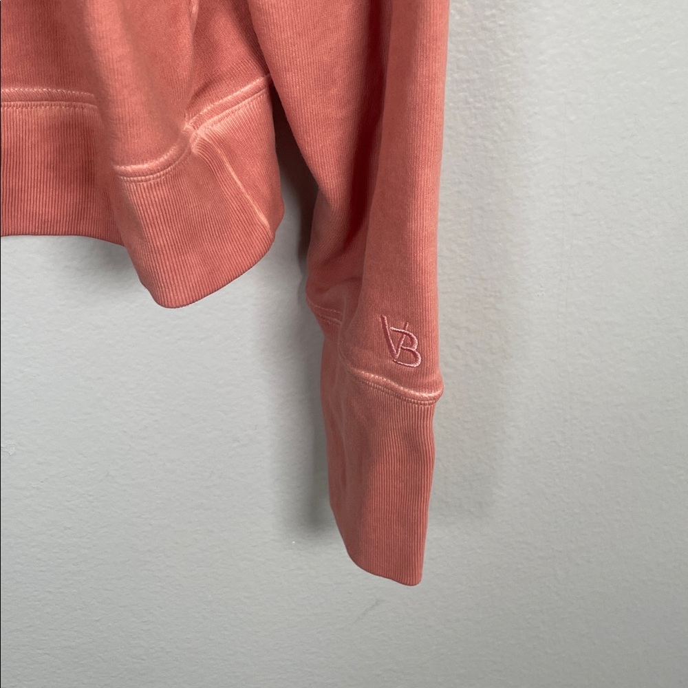 Veronica Beard Dusty Rose Half-Zip Sweatshirt - Picture 3 of 7